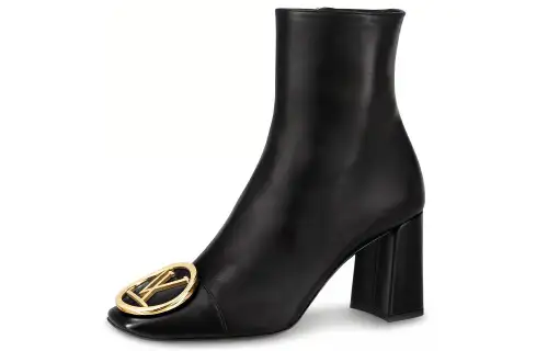 LOUIS VUITTON Madeleine Ankle Boots Women's Black
