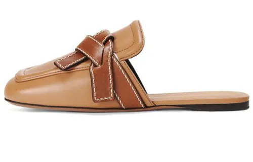 LOEWE Gate Closed Toe Slippers Women's Light Brown
