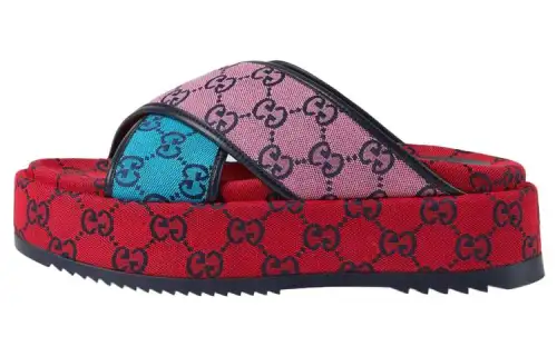 GUCCI GG Platform Sandal Multicolor Women's’s