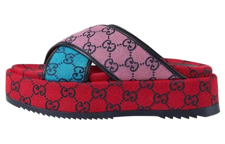 GUCCI GG Platform Sandal Multicolor Women's’s