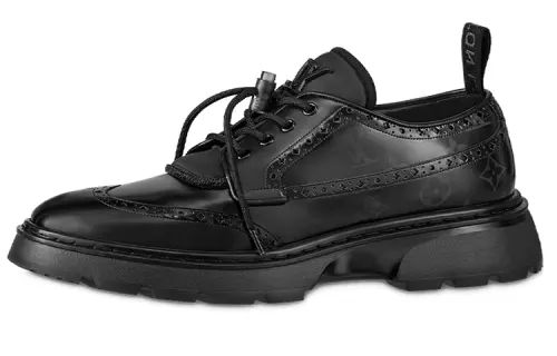 LOUIS VUITTON Lv Bold Derby Shoes 'Black'