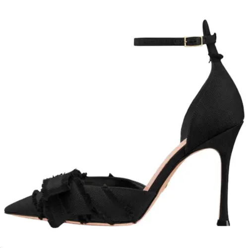 DIOR Adiorable Slim Heel High Heels 10cm Women's Black