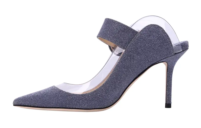 Jimmy Choo Slim Heel High Heels 8.5cm Women's Blue