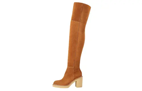 HERMES Dakota Knee high Boots Women's Brown