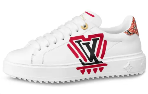 LOUIS VUITTON Lv Crafty Time Out Sports Shoes White Women's