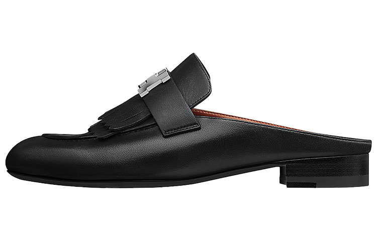 HERMES Rivoli Closed Toe Slippers Women's
