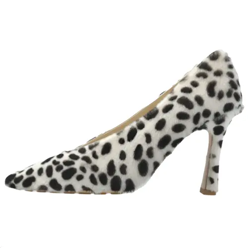 Bottega Veneta Sofia Leather Slim Heel High Heels Women's Black White