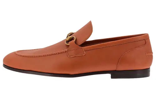 GUCCI Horsebit Leather Loafers