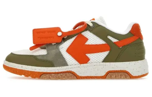 OFF WHITE Out Of Office Low Slim Military Bright Orange