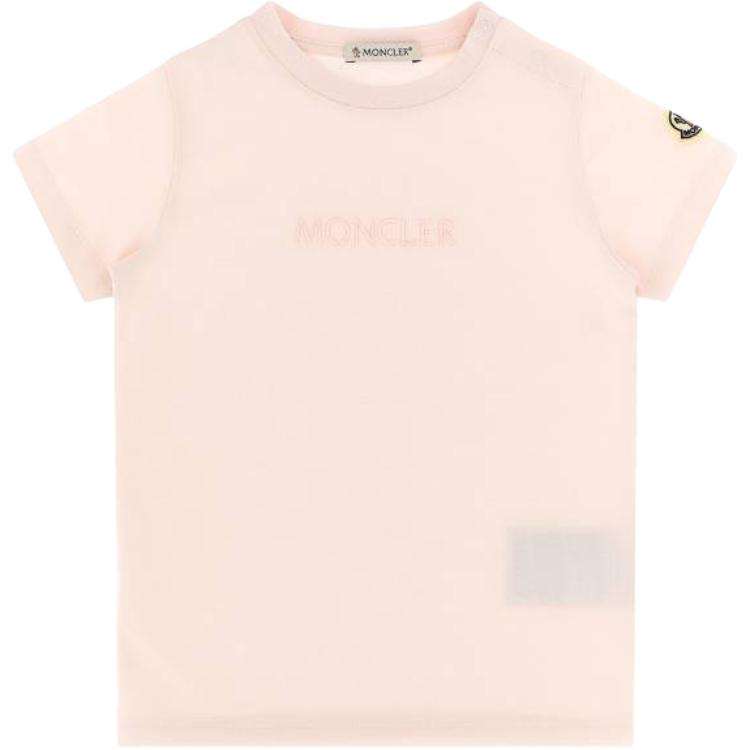 Детская футболка Moncler T-shirt (розовая)