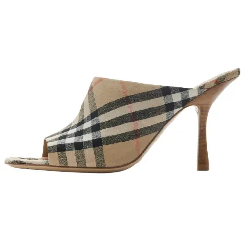 Burberry Slide Slippers 9cm Women's Sand