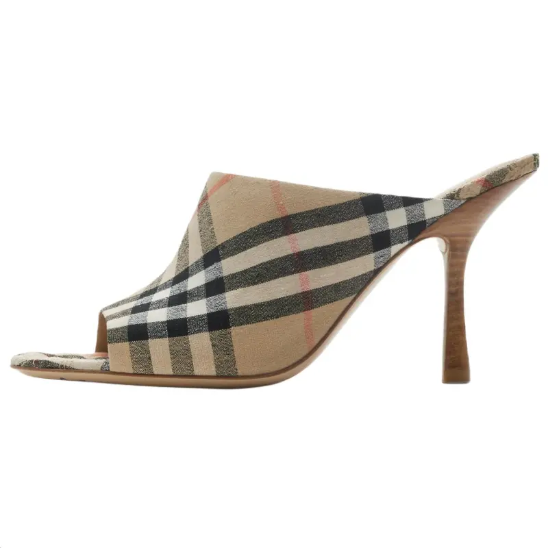 Burberry Slide Slippers 9cm Women's Sand