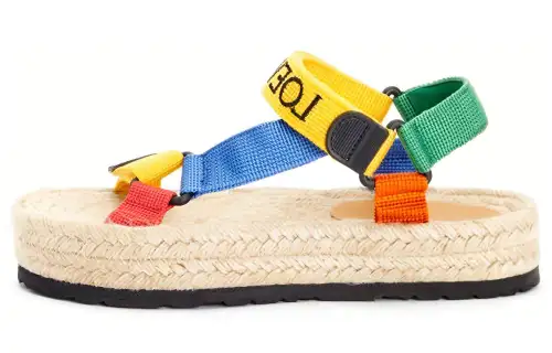 LOEWE Fabric Stylish Sandal Women's Yellow