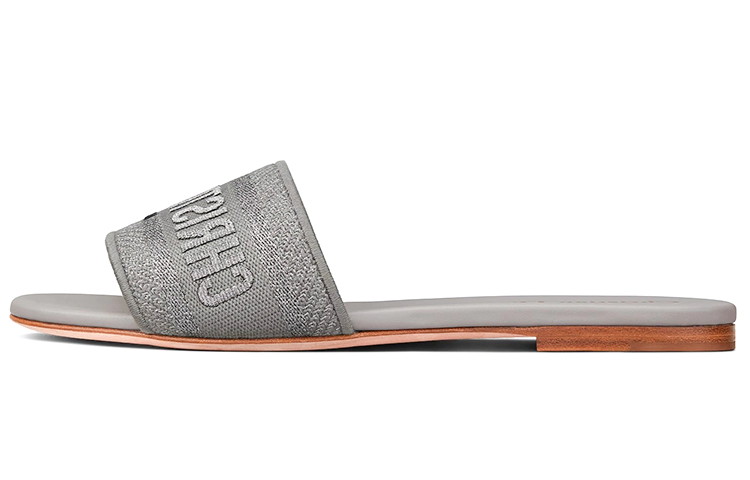 DIOR Dway Slide Slippers Women's Silver