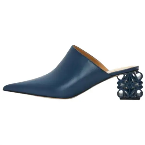 LOEWE No Special Function Closed Toe Slippers 6cm Women's Blue
