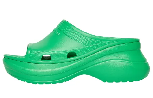 Balenciaga X Crocs Pool Slide Sandals Green