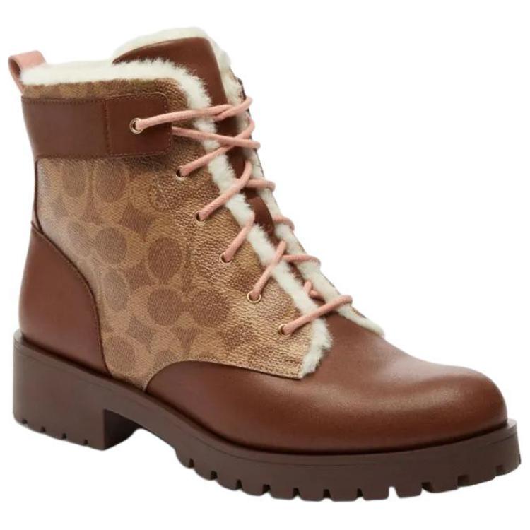 COACH Lorraine Ankle Boots 6.5cm Women's Brown