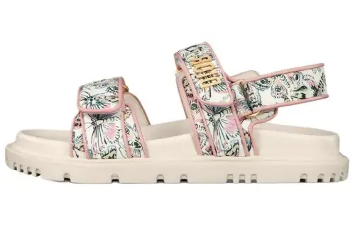 DIOR DiorAct Beach Sandals Women's Pink