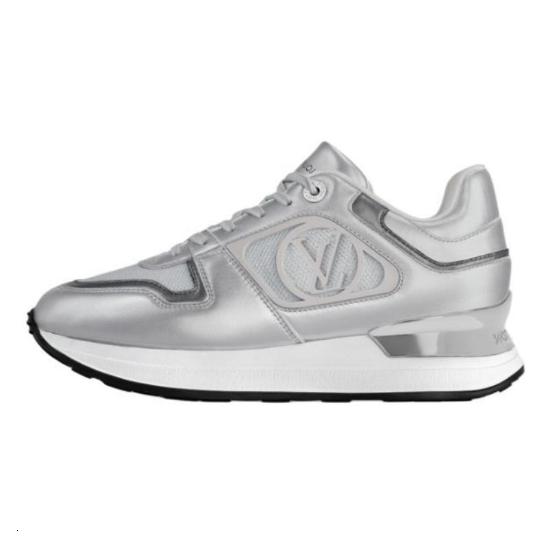 LOUIS VUITTON Run Away Low top Casual Shoes Women's Silver