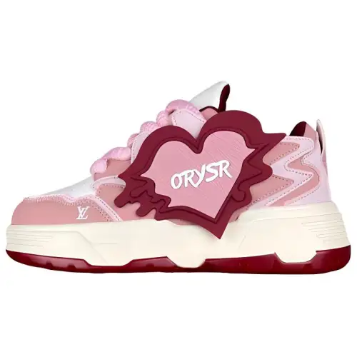LOUIS VUITTON Low top Skateboard Shoes Women's Pink
