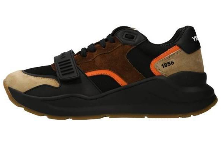 Burberry Ramsey Suede Cushioning Low top Sports Casual Shoes Men's Black