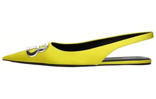 Balenciaga Pu Casual Shoes Women's Yellow