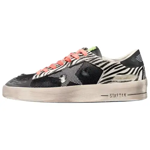 Golden Goose Stardan Skateboard Shoes Men's Low Top Black