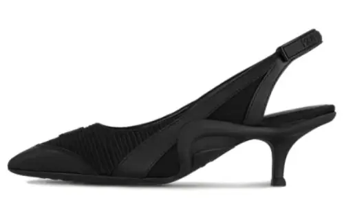 LOUIS VUITTON Archlight Leather Slim Heel High Heels 5.5cm Women's Black