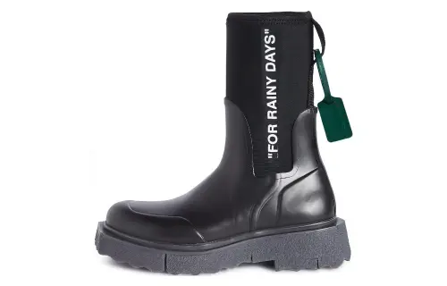 OFF-WHITE sponge rubber rain boots Women's