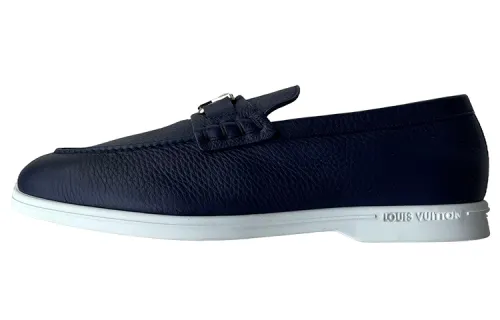 LOUIS VUITTON Loafers Men's Dark Blue