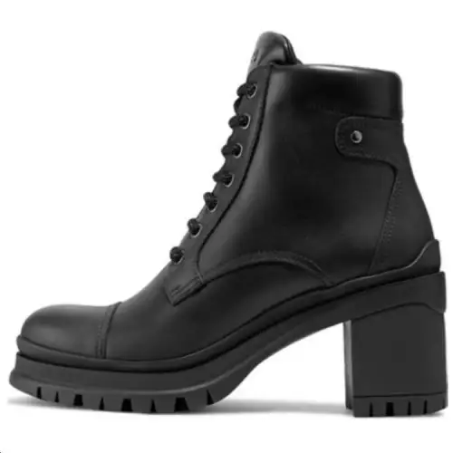 PRADA Leather Ankle Boots Women's Black