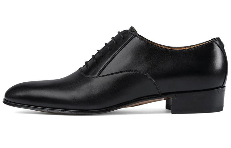 GUCCI Dress Shoes Men's Low Top Black