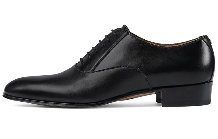 GUCCI Dress Shoes Men's Low Top Black