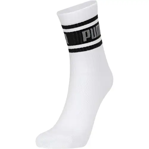 PUMA Puma UNISEX SHORT SOCK 1P APAC fitness running basketball knitted high socks men and women same style 1 pair white