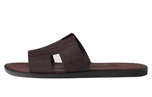 HERMES Izmir Slide Slippers Women's Russet