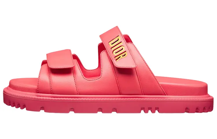 DIOR Leather Stylish Sandal Women's Pink