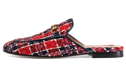 GUCCI Closed Toe Slippers Women's Red