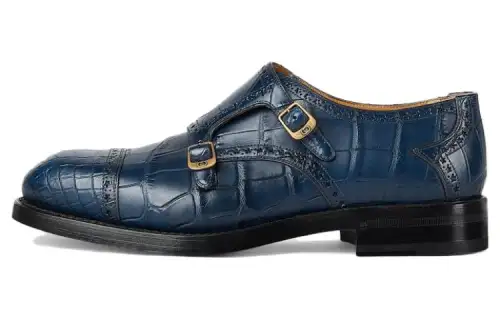 GUCCI Men's Casual Shoes Men's Low Top Blue