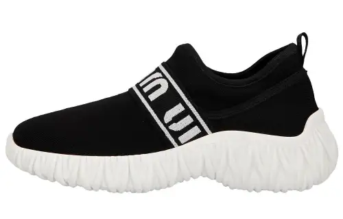MIU MIU Wear resistant And Lightweight Low top Casual Shoes Women's Black
