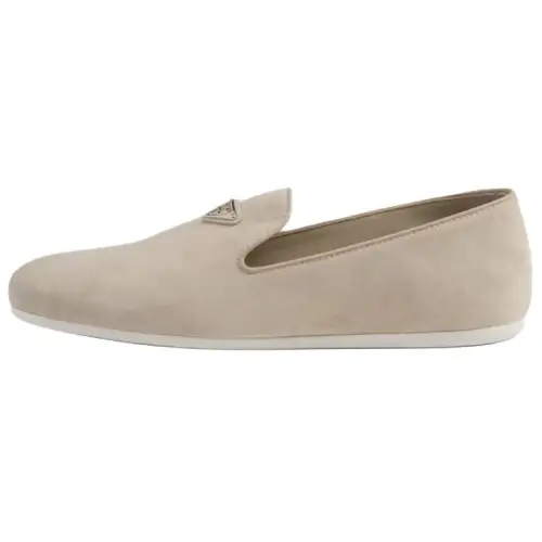 PRADA Men's Casual Shoes Men's Low Top Beige