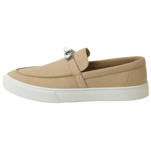 HERMES Game Casual Shoes Men's Beige