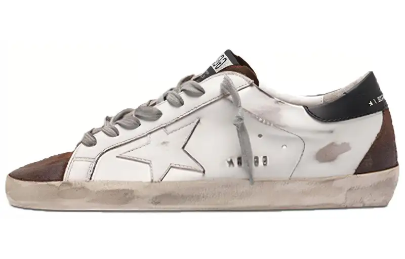 Golden Goose Super Star Stylish Skateboarding Shoes Men's Gray