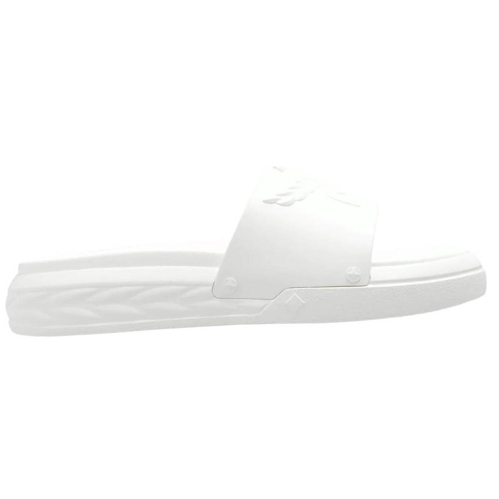 MCM Slide Slippers Women's White
