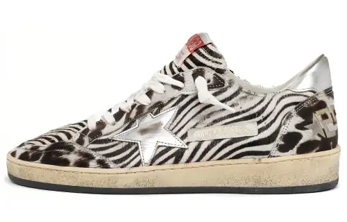 Golden Goose Ball Star Low top Skateboard Shoes Women's Black White