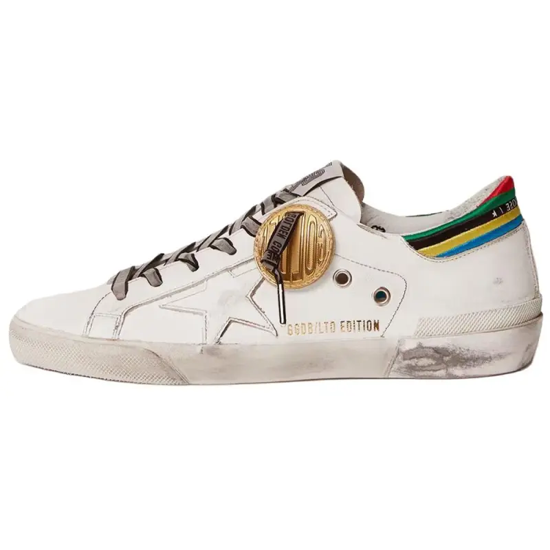 Golden Goose Super Star Skateboard Shoes Women's Low Top White