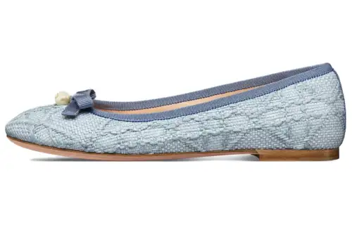 DIOR Fabric Casual Shoes Women's Light Blue