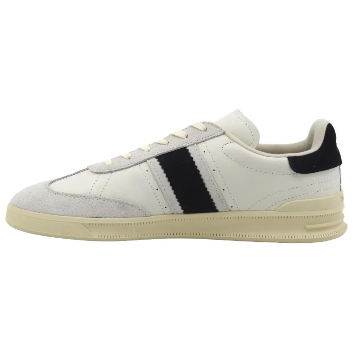 Polo Ralph Lauren Leather Low top Skateboard Shoes Men's Blue White