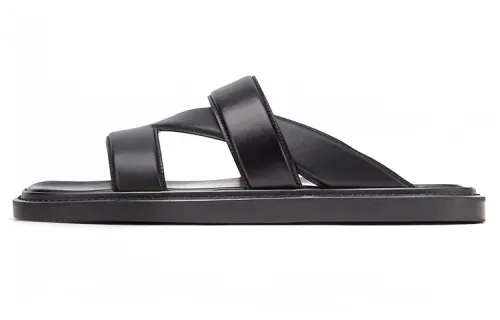 Bottega Veneta Slide Slippers Men's Black