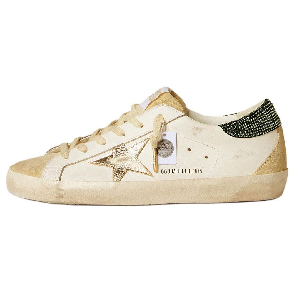 Женские кеды Golden Goose Super-Star LTD (белые)