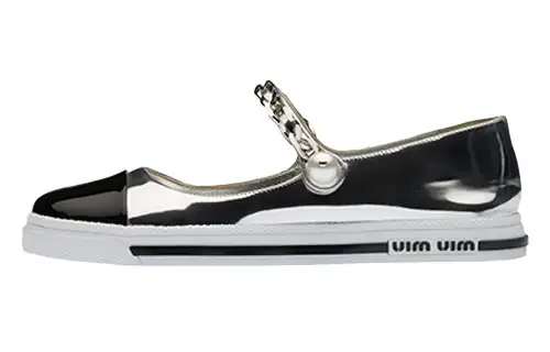 MIU MIU Women's Casual Shoes Women's Silver Black